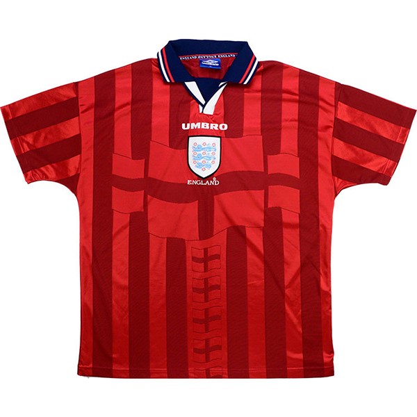 Camiseta Inglaterra 2ª Retro 1998 Rojo